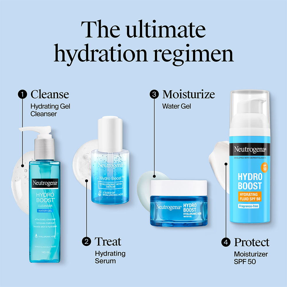 Neutrogena Hydro Boost Hyaluronic Acid Water Gel Light Face Moisturizer For Normal, Dry & Oily