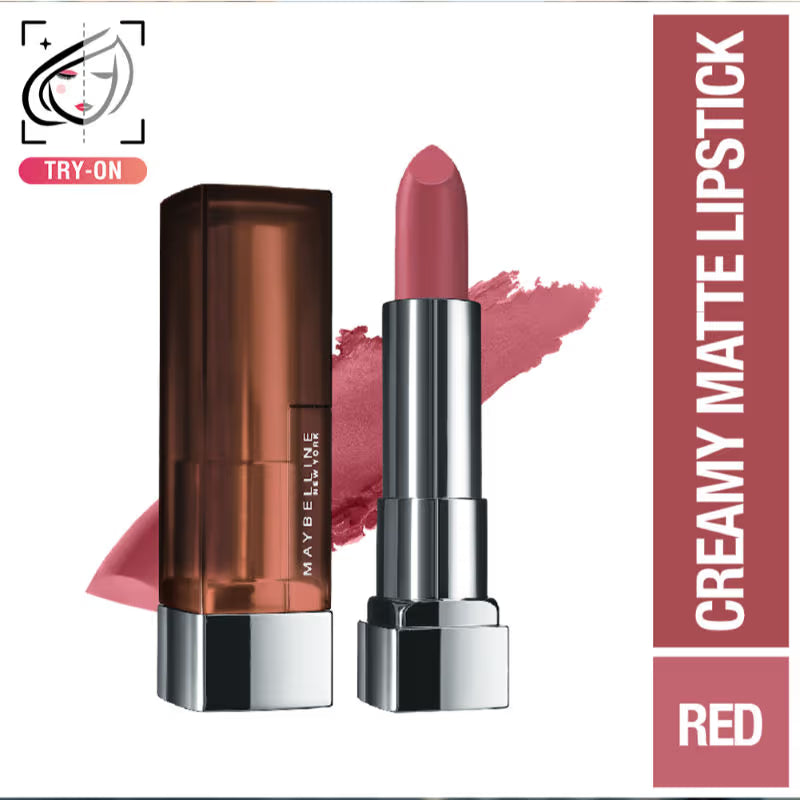 Maybelline New York Color Sensational Creamy Matte Lipstick, Lasts Up To 12H