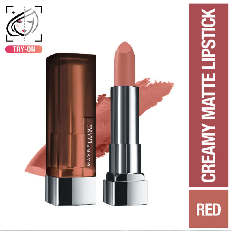 Maybelline New York Color Sensational Creamy Matte Lipstick, Lasts Up To 12H