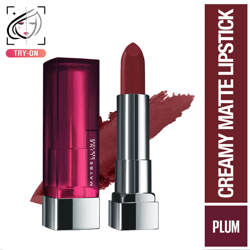 Maybelline New York Color Sensational Creamy Matte Lipstick, Lasts Up To 12H