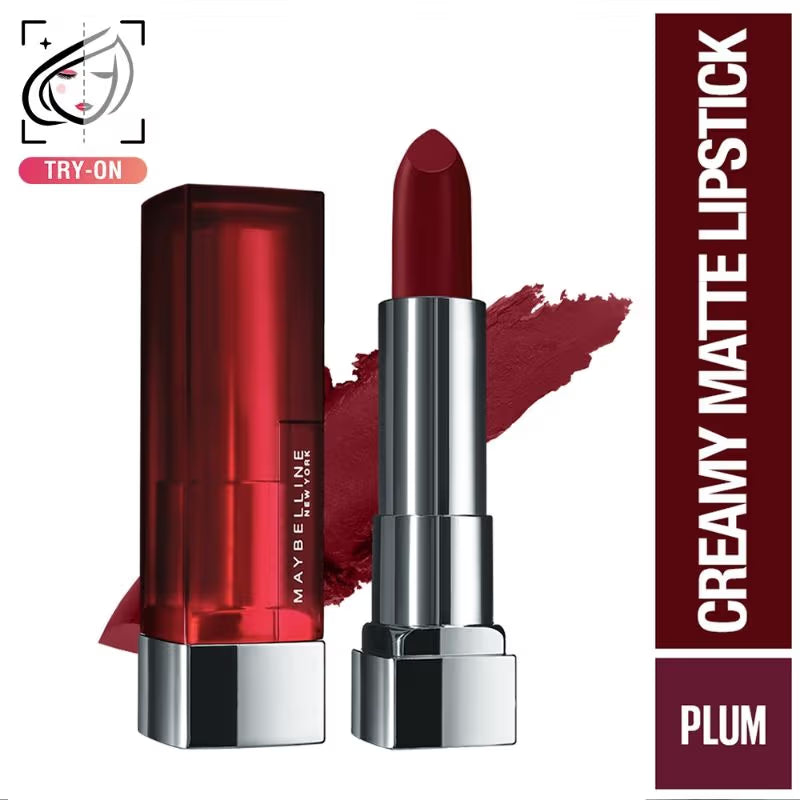 Maybelline New York Color Sensational Creamy Matte Lipstick, Lasts Up To 12H