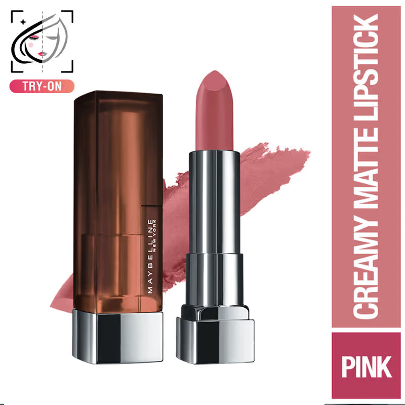 Maybelline New York Color Sensational Creamy Matte Lipstick, Lasts Up To 12H