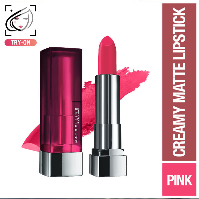 Maybelline New York Color Sensational Creamy Matte Lipstick, Lasts Up To 12H