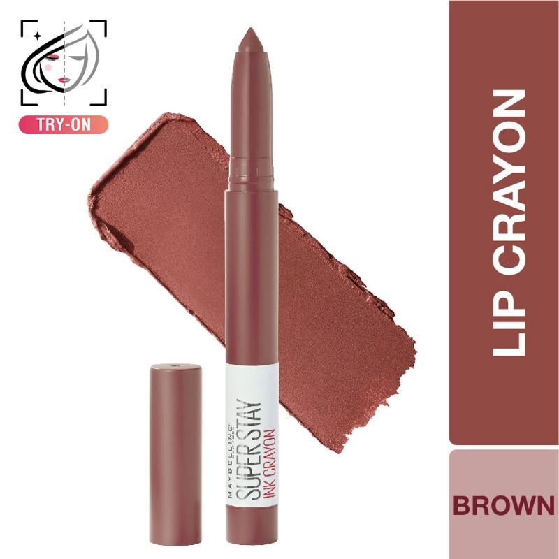 Maybelline New York Matte Ink Crayon Lipstick, Smudgeproof, Lasts Up To 8H
