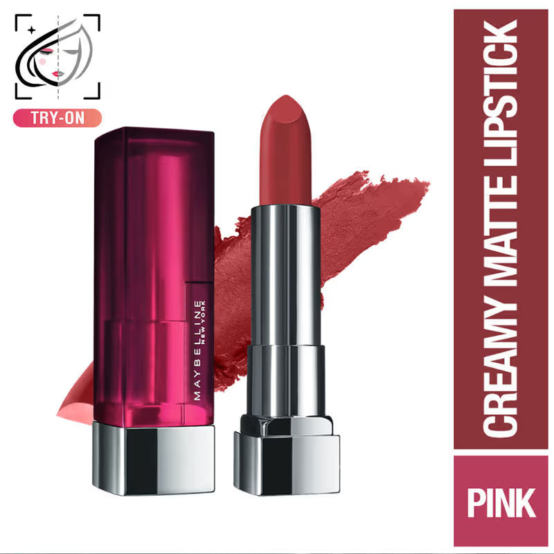 Maybelline New York Color Sensational Creamy Matte Lipstick, Lasts Up To 12H