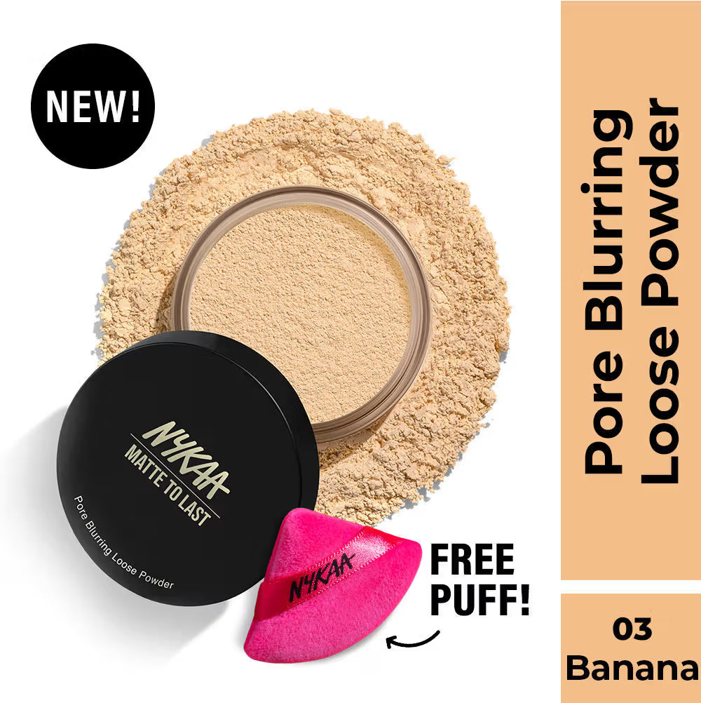 Nykaa Cosmetics Matte to Last Pore Blurring Loose Powder