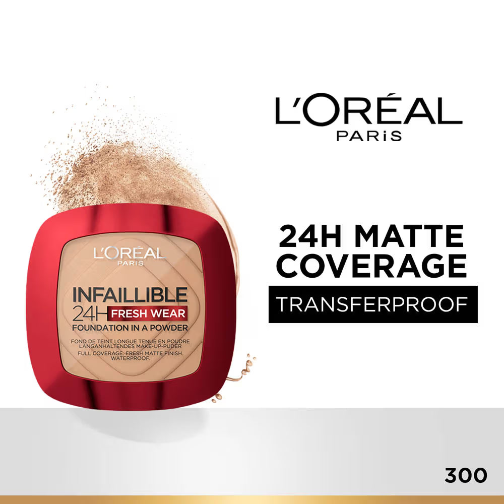 L'Oreal Paris Infallible 24H Fresh Wear Waterproof Powder Foundation