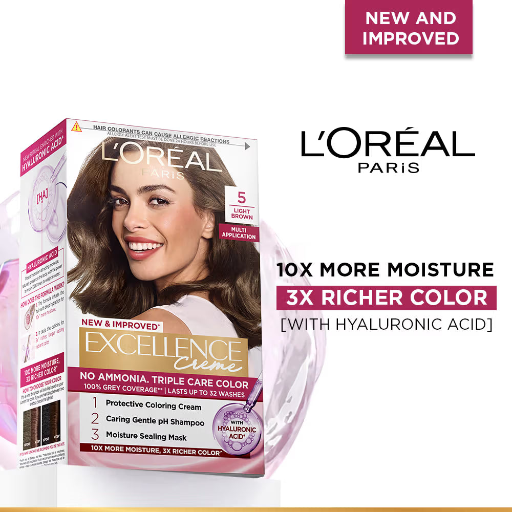 L'Oreal Paris Excellence Creme Triple Care Hair Color
