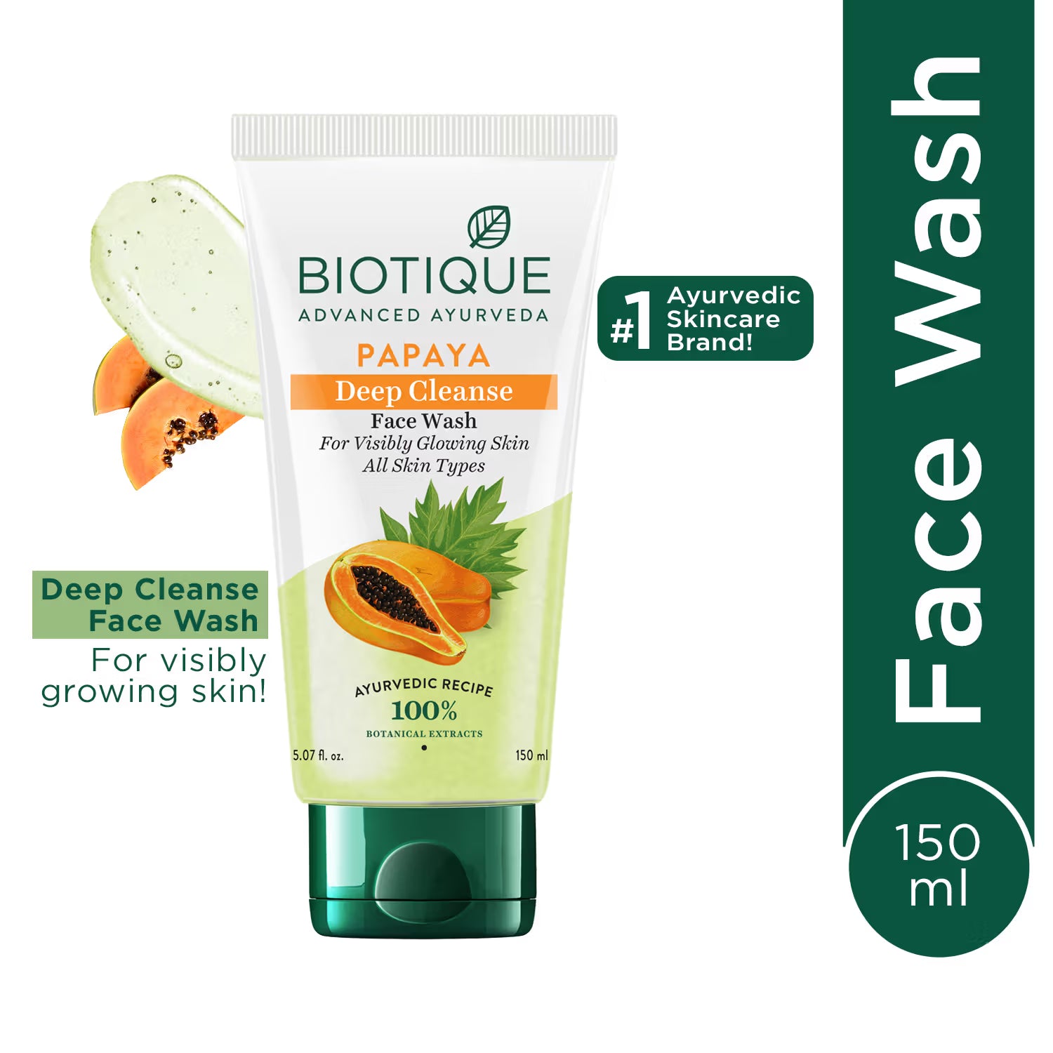 Biotique Bio Papaya Visibly Glowing Skin Face Wash