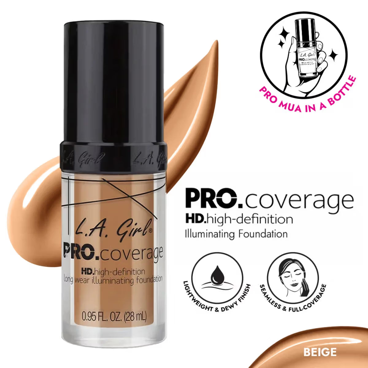 L.A.Girl Pro Coverage Hd Foundation