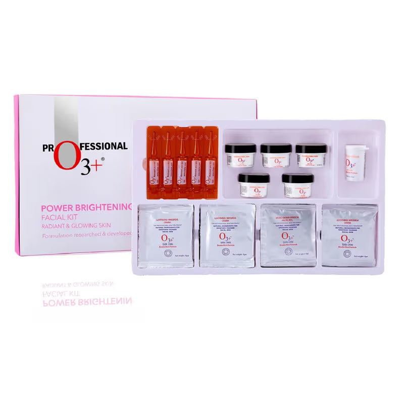 O3+ Power Brightening Facial Kit with Green Tea & Niacinamide