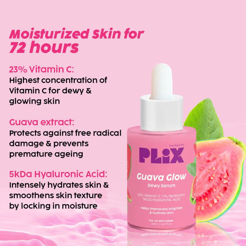 Plix 23% Vitamin C Guava Face Serum