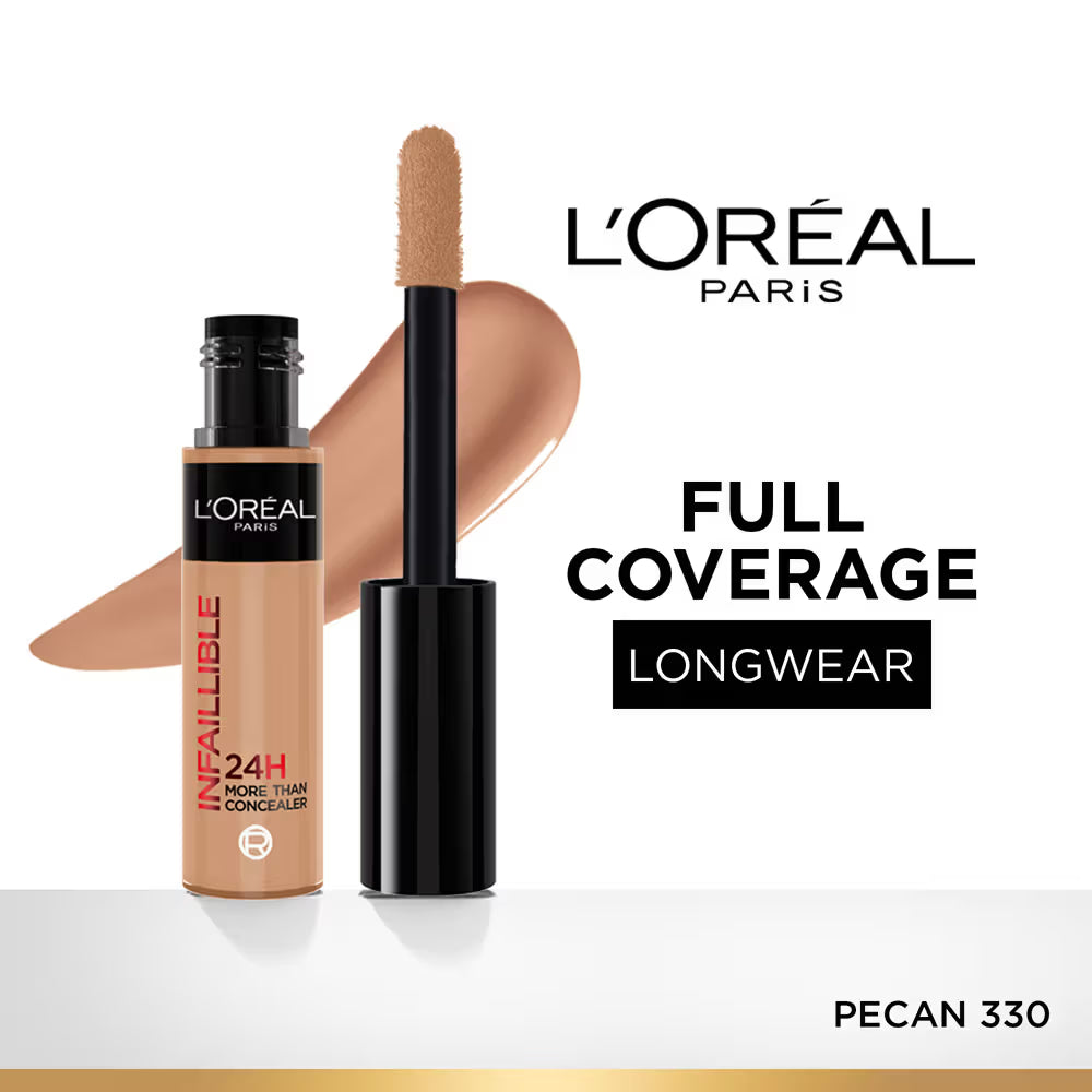 LOreal Paris Infallible Full Wear Concealer, Maximum Coverage, Sweat Proof & Heat Proof