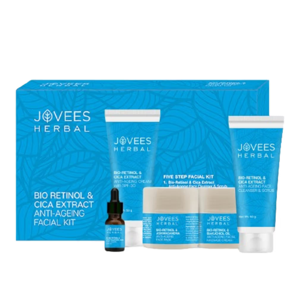 Jovees Herbal Bio Retinol & Cica Extract Anti Ageing Facial Kit