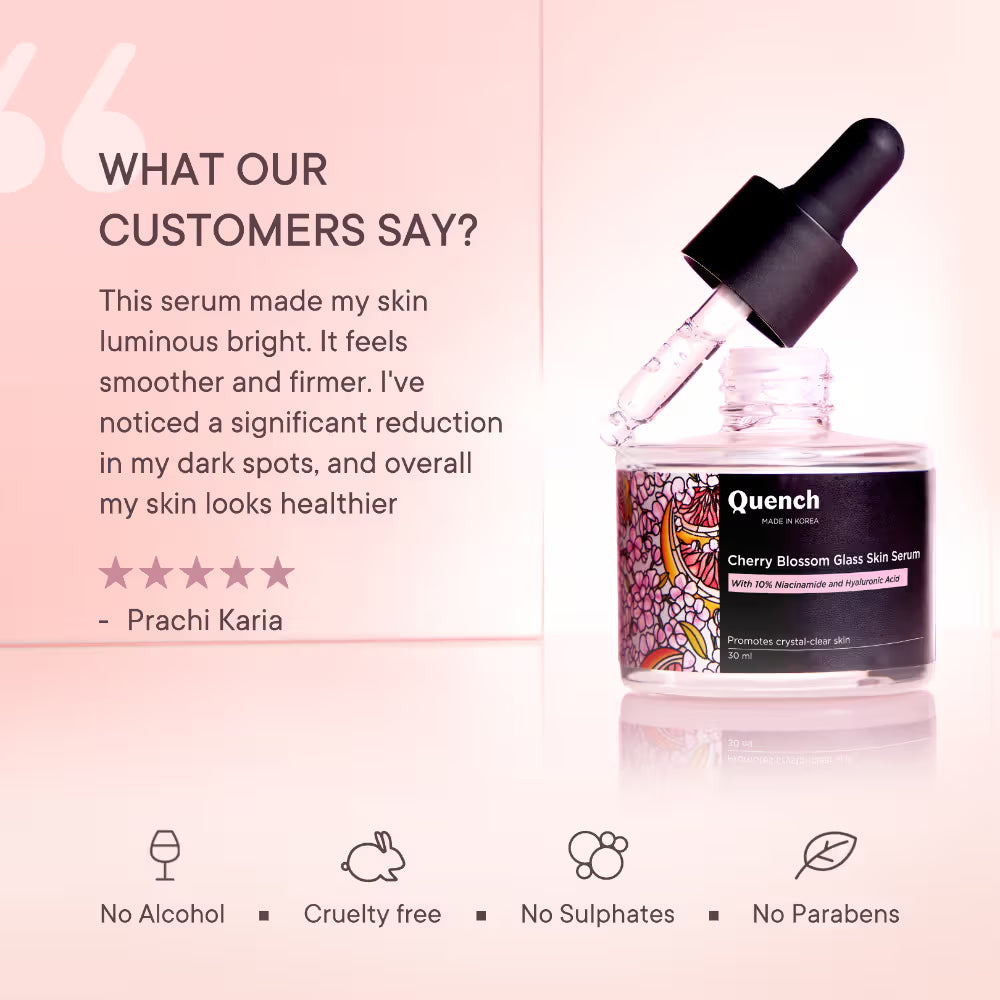 Quench 10% Niacinamide Glass Skin Serum