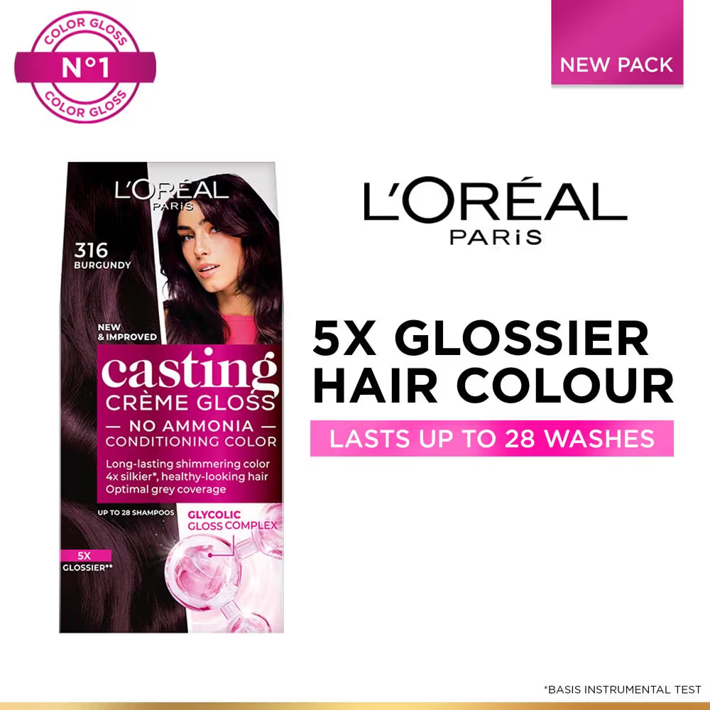 L'Oréal Paris Casting Creme Gloss Hair Color With Glycolic Gloss Complex