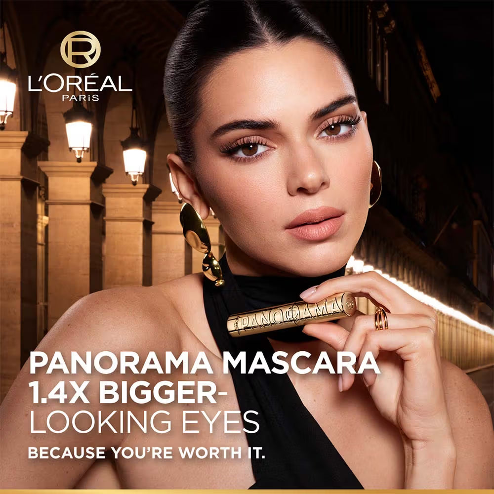 L'Oreal Paris Voluminous Panorama Waterproof Mascara Volumizing, Clump Free, Smudge free