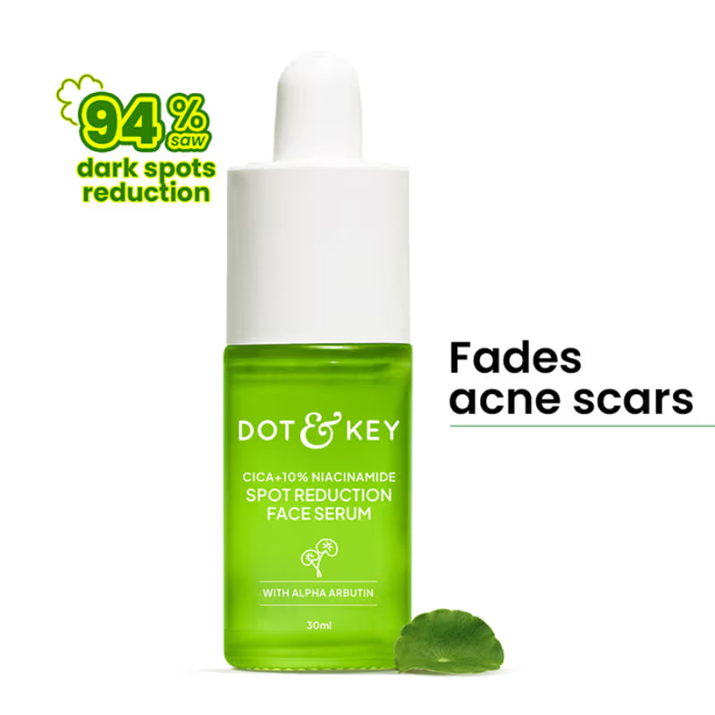 Dot & Key Cica + 10% Niacinamide Spot Reduction Face Serum, Treats Acne Scars & Dark Spots