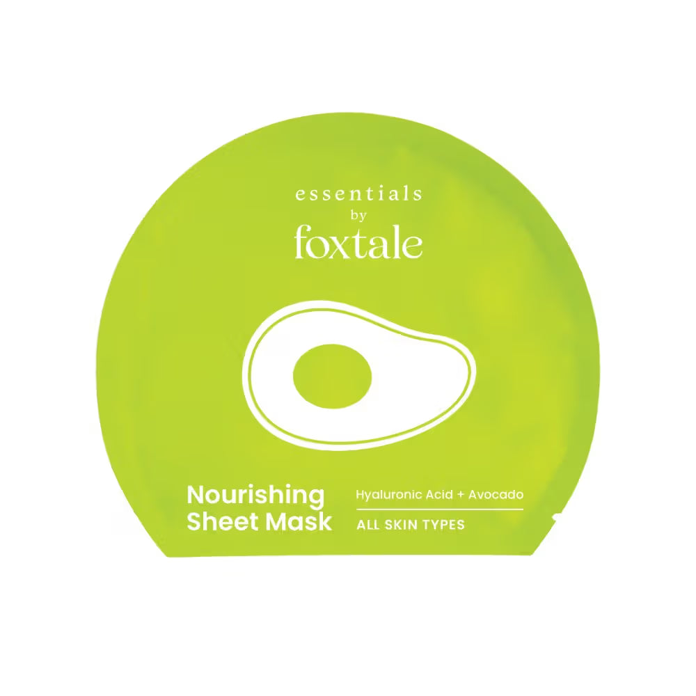 Foxtale Essentials Nourishing Sheet Masks - Hyaluronic Acid & Avocado