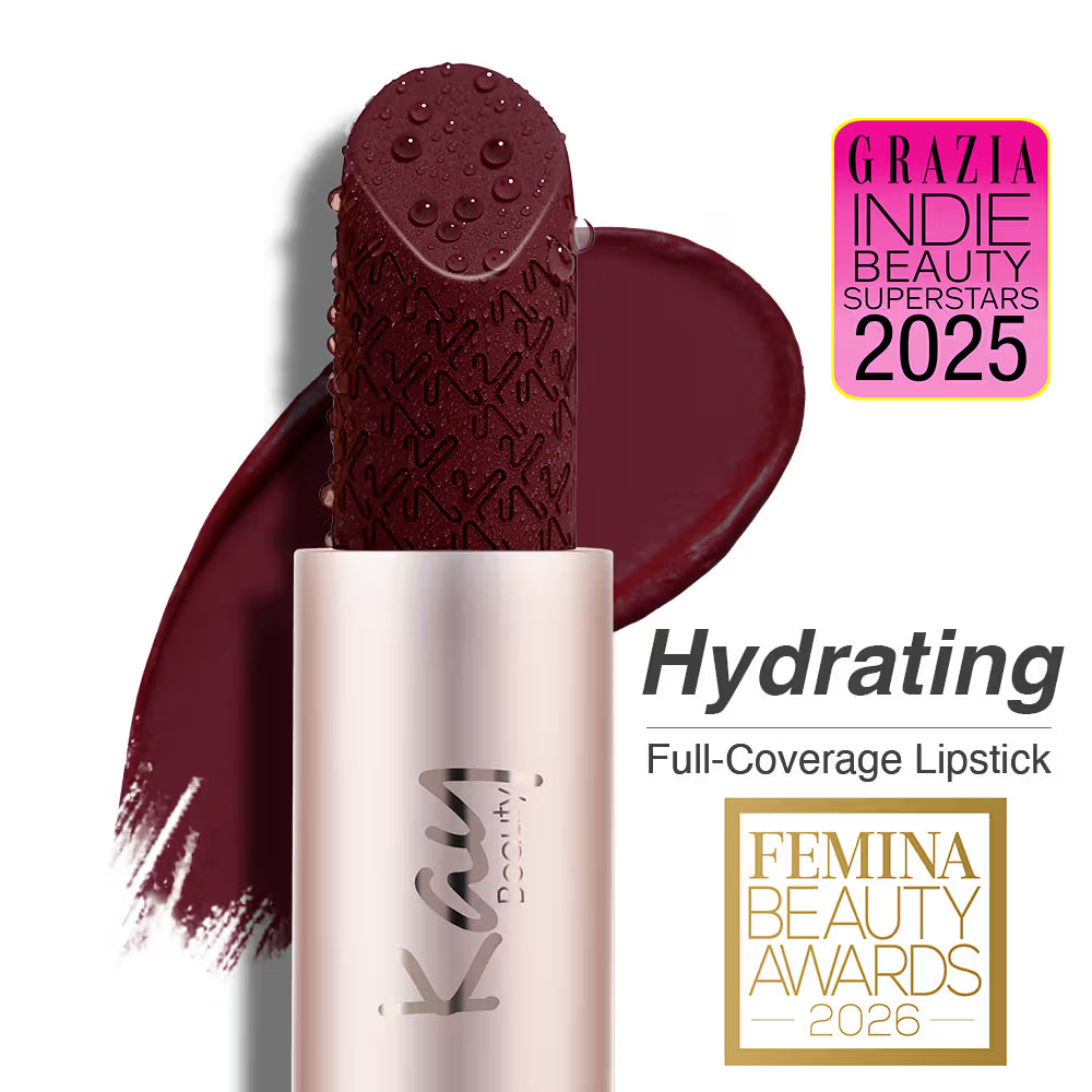 Kay Beauty Hydra Creme Serum Lipstick -Rich Color & Hyaluronic Acid for Deep Hydration