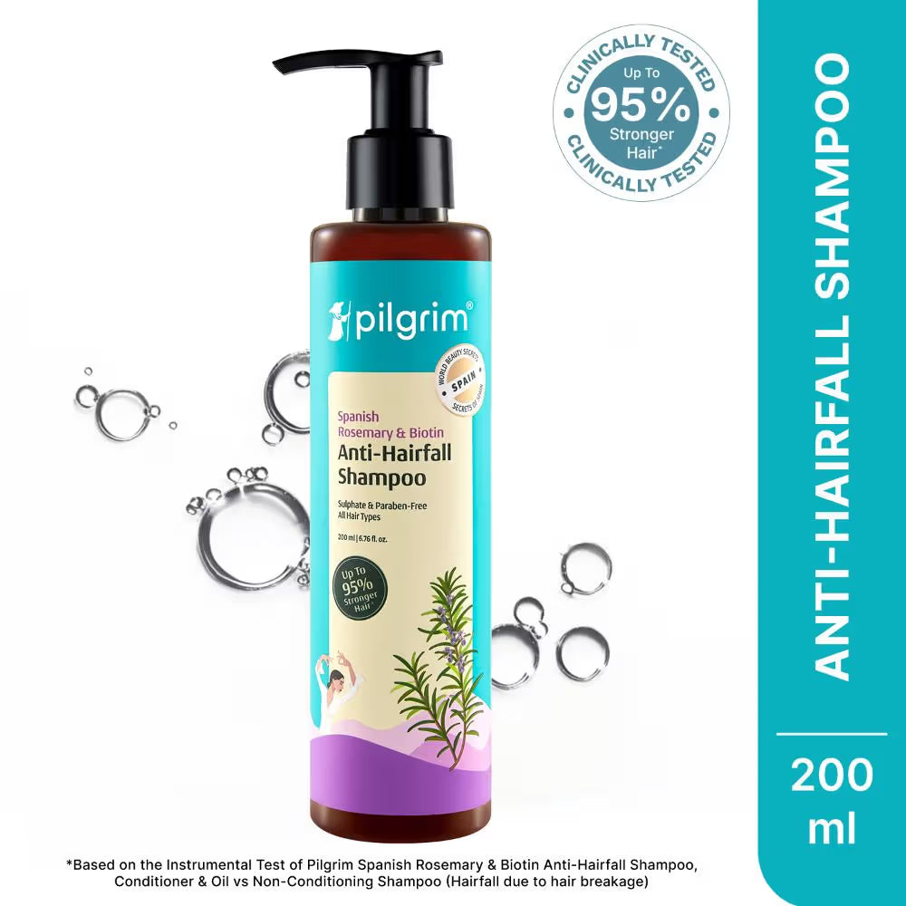 Pilgrim Spanish Rosemary & Biotin Anti Hairfall Control Shampoo