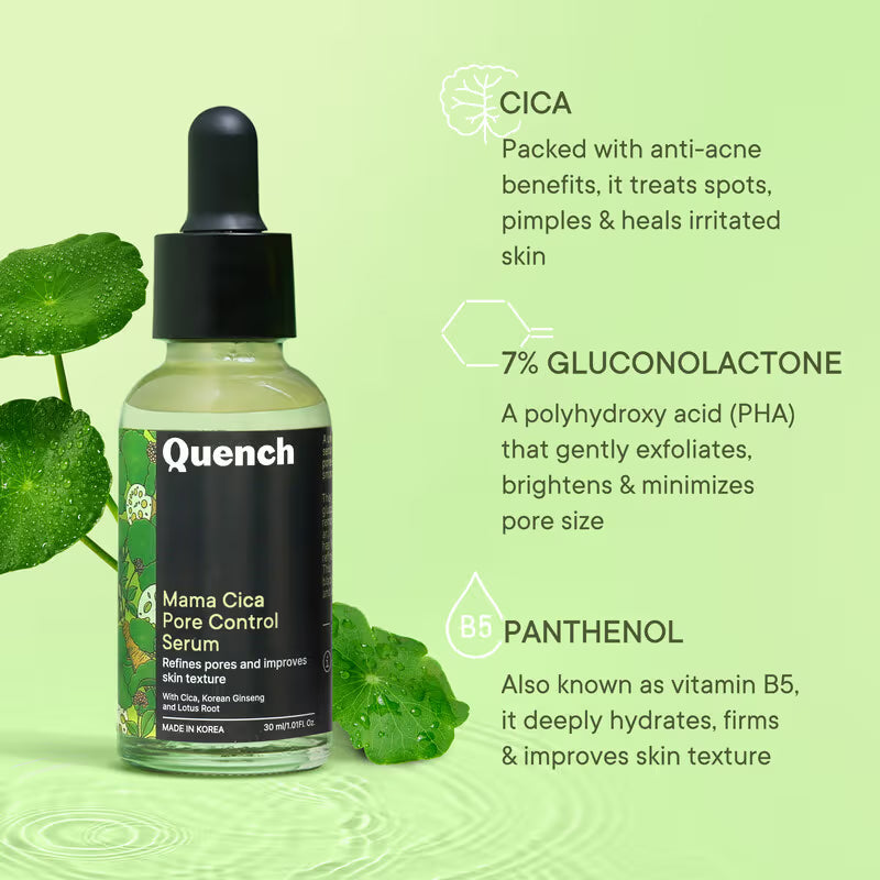Quench 7% PHA & Cica Pore Control Serum