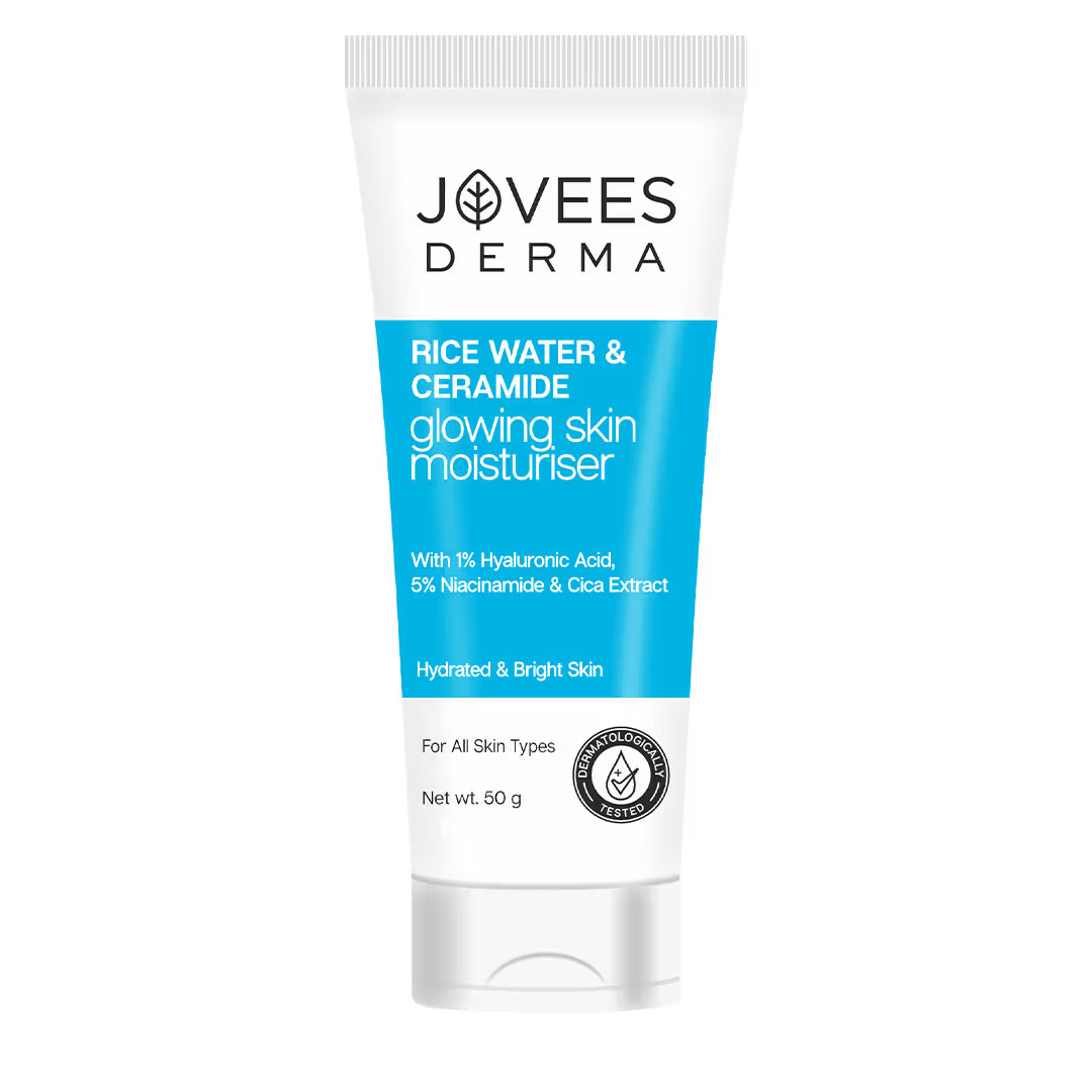 Jovees Derma Rice Water & Ceramides Glowing Skin Moisturizer