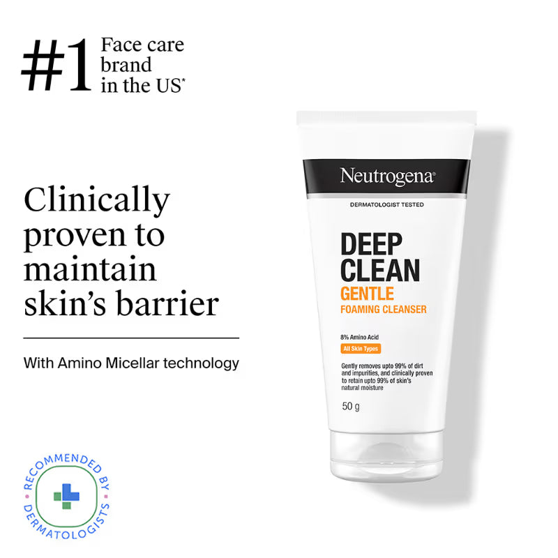 Neutrogena Deep Clean Gentle Foaming Cleanser