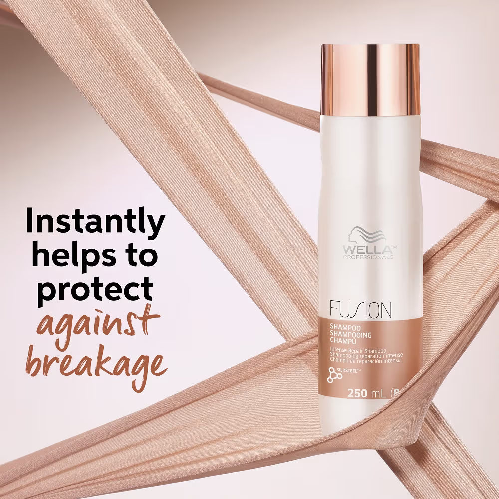 Wella Professionals Fusion Intense Repair Shampoo For Frizzy And Dry, Damaged Hair