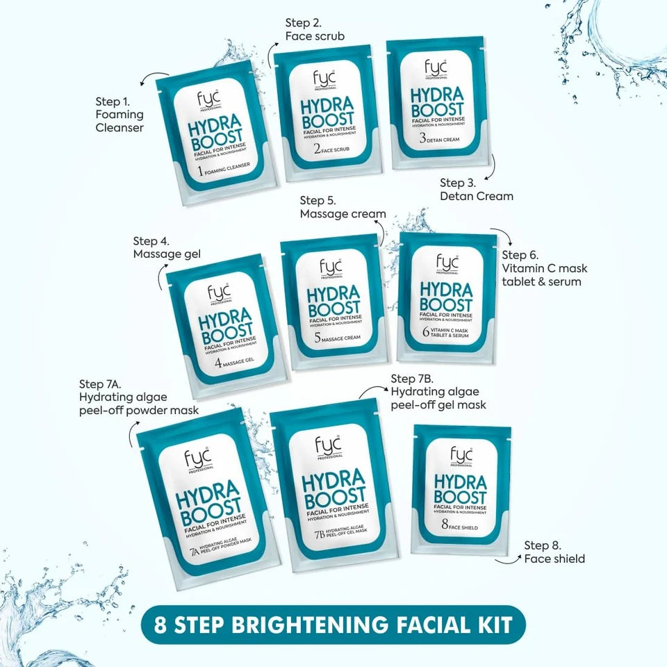 FYC PROFESSIONAL HydraBoost Facial Kit for Intense Hydration & Nourishment 185g
