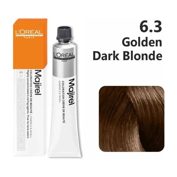 L'oreal Professionnel Paris Majirel - 6.3 (Golden Dark Blonde)