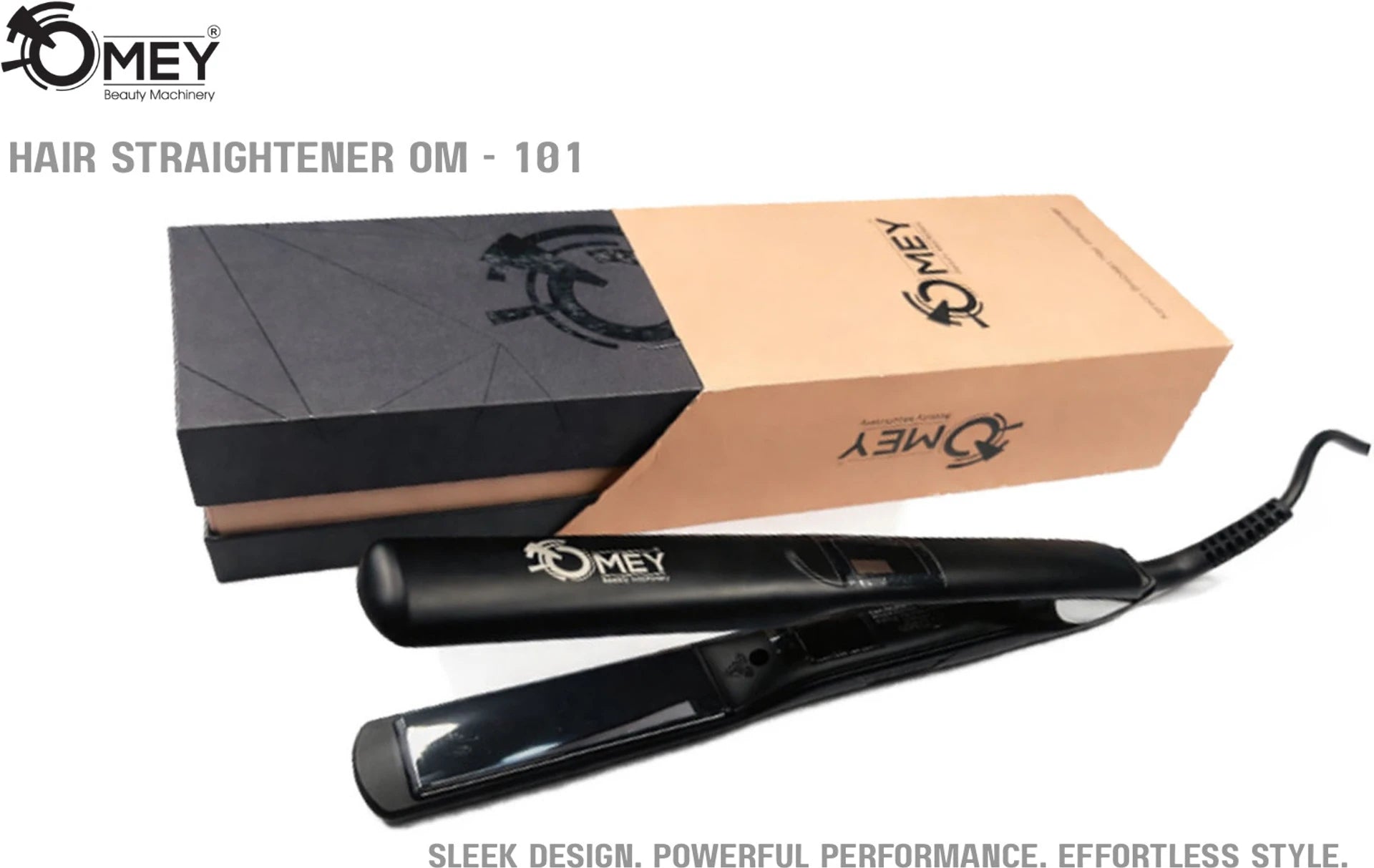 omey OM-101 Hair Straightener (Black)