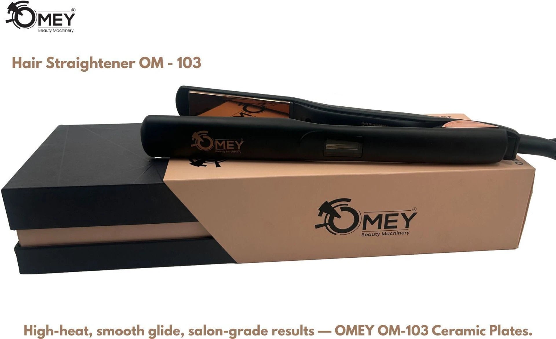 omey OM-103 Hair Straightener (Black)