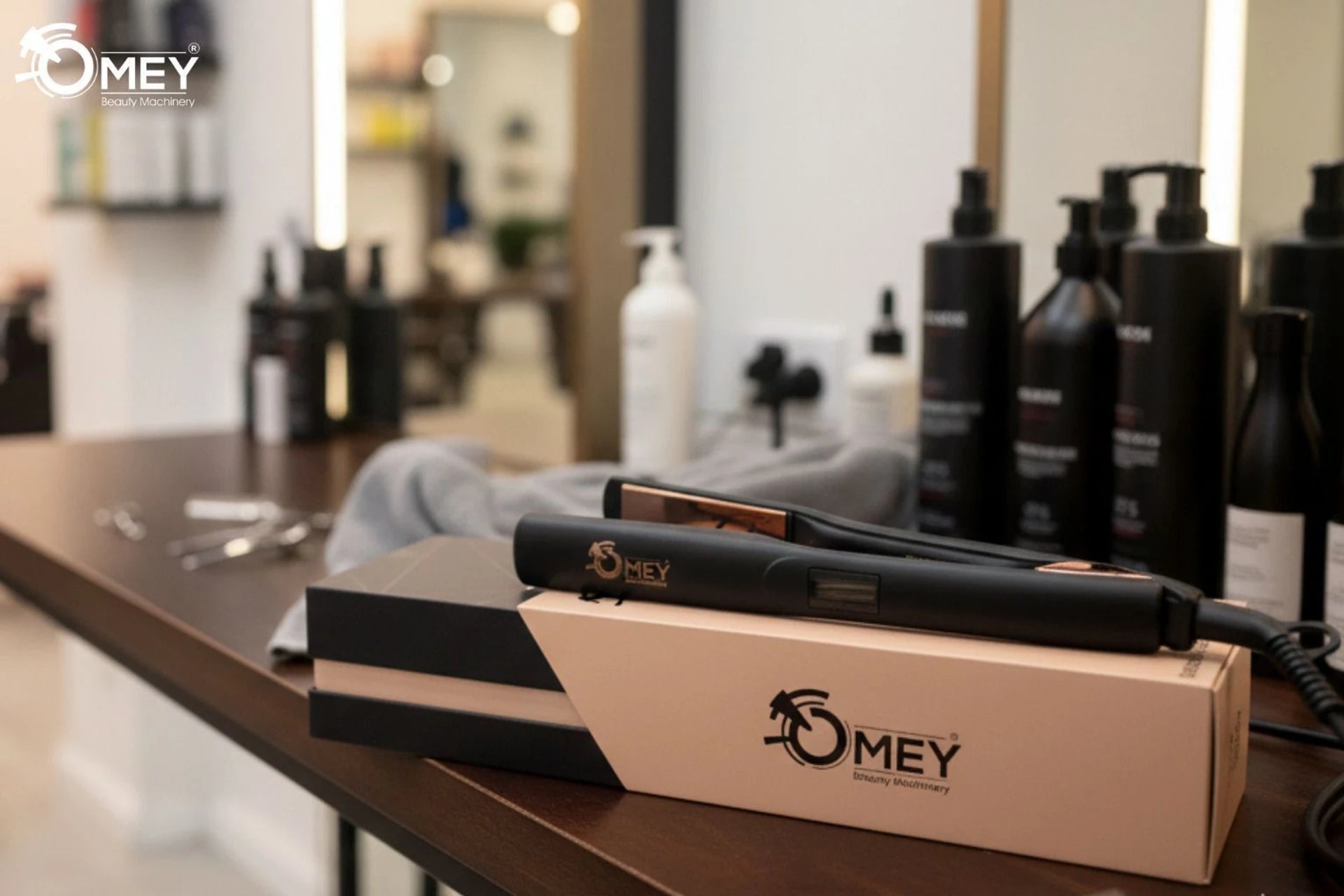 omey OM-103 Hair Straightener (Black)