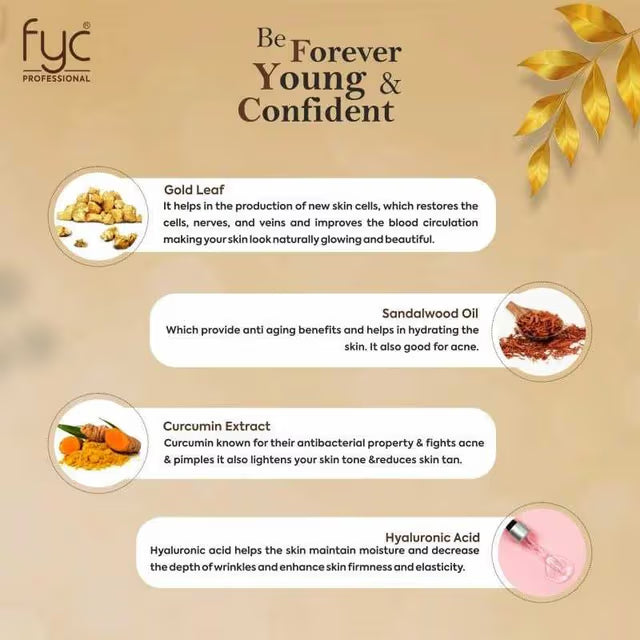 Fyc Professional Lustre Gold Radiant & Glowing Skin Facial 260g