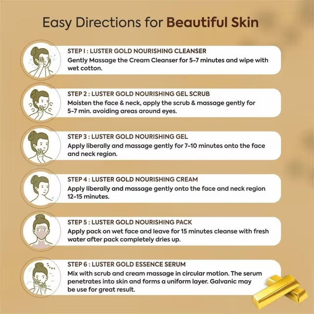 Fyc Professional Lustre Gold Radiant & Glowing Skin Facial 260g