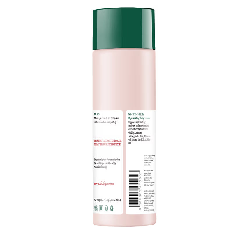 Biotique Winter Cherry Rejuvenating Body Lotion